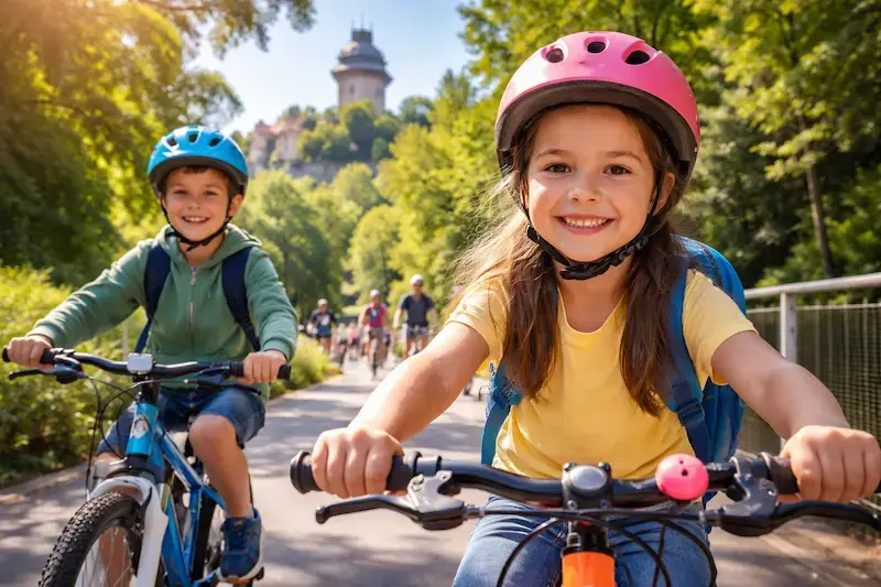 Der Kinderradbonus ist da! Und deine Kids radeln sicherer durch Graz!