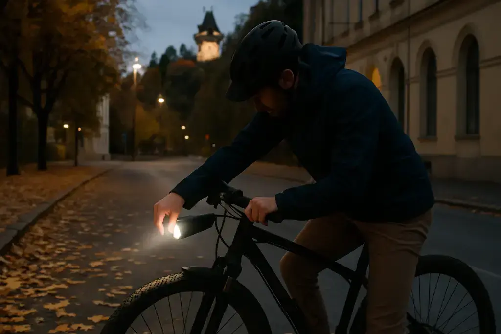 Licht aus für die Rad-Checks in Graz diesen Herbst