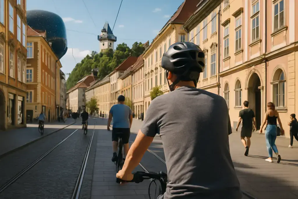GRAZER MITTE: Neues Gesamtkonzept für die Innenstadt berücksichtigt Radfahrer