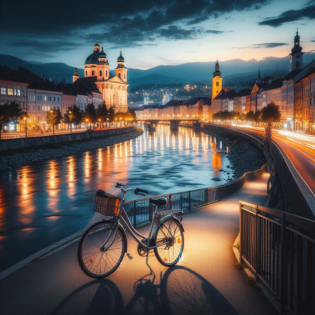 Graz bei Nacht auf dem Fahrrad: Entdecke die Stadt im Dunkeln und genieße die Magie der Nacht
